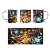 Кружка GeekLand The Promised Neverland Обіцяний Неверленд Норман Емма Рей та діти NV 02.449