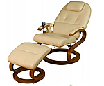 Крісло масажне Стиліст кремовий, фото 2