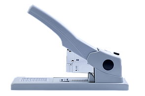 Степлер металевий посиленою потужності 240 л (скоби №23) 342х87х255 мм сірий