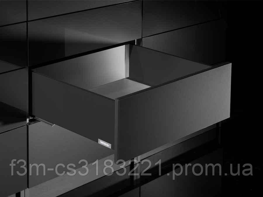 Ящик TitusTekform SlimlineDrawer DW145: H=155 ммL=450 мм антрацит тонкостінний з доводчиком Soft Closing з комплектом кріплень,