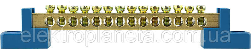 Нульова шина бруском з ізоляторами ВС - 2А 14 A0150120046, фото 1