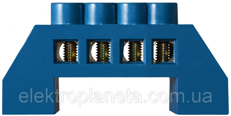 Нульова шина в пластиковому корпусі BC-6A 04 (6x9) A0150120058, фото 1