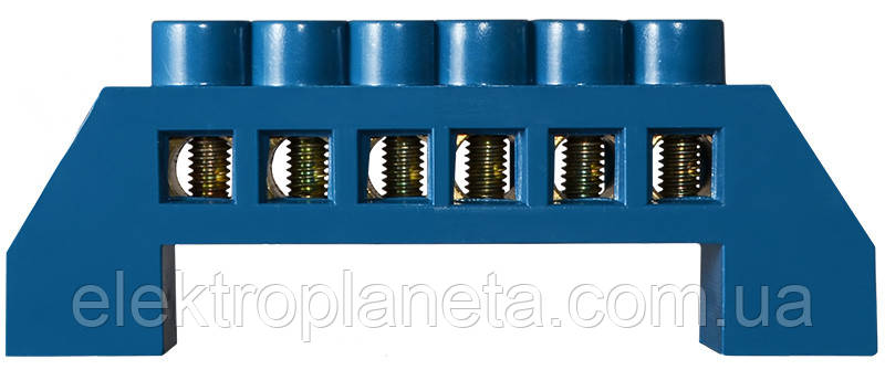 Нульова шина в пластиковому корпусі BC-6A 06 (6x9) A0150120059, фото 1