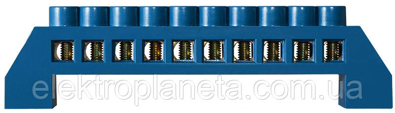 Нульова шина в пластиковому корпусі BC-6A 10 (6x9) A0150120061, фото 1