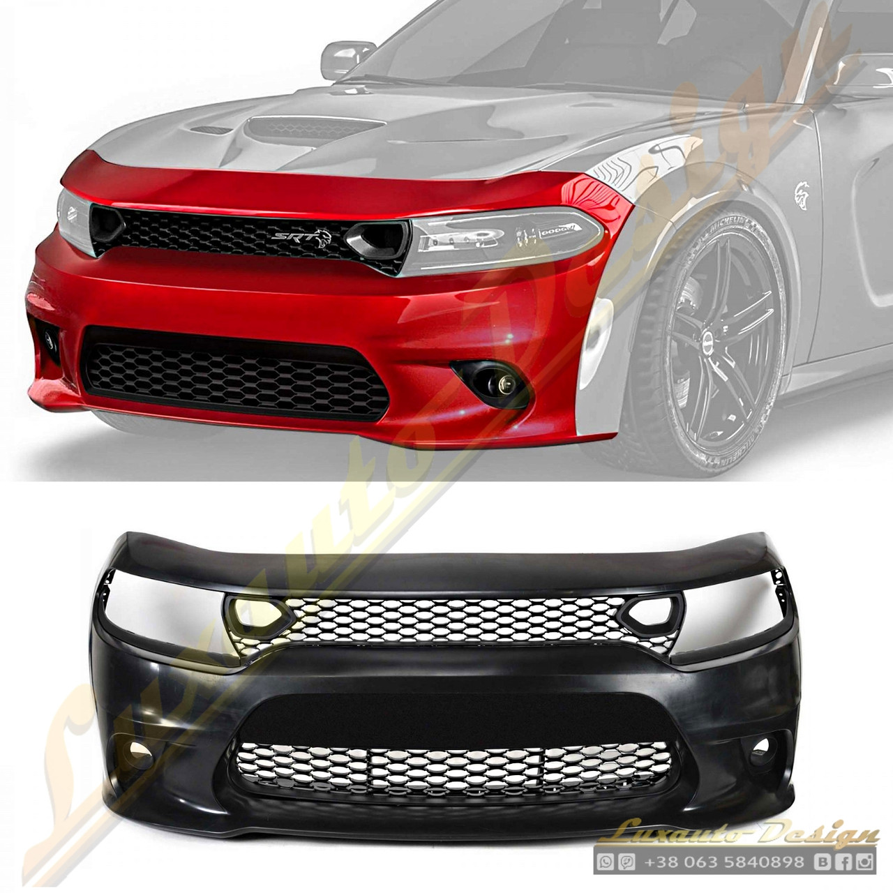 Бампер передний SRT 2015-2019 для Dodge Charger