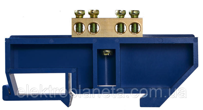 Нульова шина з ізолятором на Din-рейку ВС - 4А 04 A0150120047, фото 1