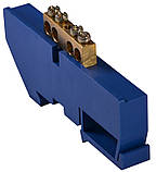 Нульова шина з ізолятором на Din-рейку ВС - 4А 04 A0150120047, фото 2