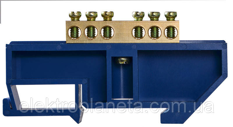 Нульова шина з ізолятором на Din-рейку ВС - 4А 06 A0150120048, фото 1