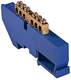 Нульова шина з ізолятором на Din-рейку ВС - 4А 06 A0150120048, фото 2