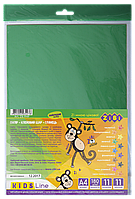 Папір кольоровий самоклеюча СУПЕР КОЛЬОРУ А4 11 л11 цв (9ст+2 неон) KIDS Line