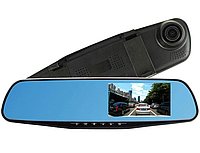Автомобильный видеорегистратор зеркало Hoko L-9003 2 камеры, 1080 Full HD, экран 4,3" сенсорный экран