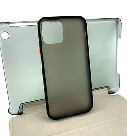 Чохол на iPhone 12, 12 Pro  накладка на бампер протиударний 2 in 1 Shadow Case чорний