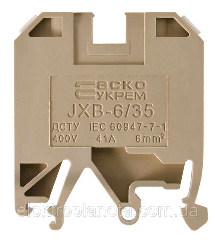 Клемник JXB 6/35 жовтий A0130010015