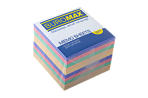 /Блок паперу для записів ДЕКОР 90х90х70 мм не склеєний