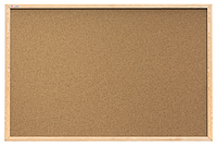 Коркова дошка для нотаток 80х50см в дерев'яній рамі TM "ALL boards"