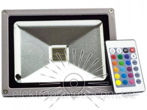 Прожектора світлодіодні LED (RGB) потужністю 20 Вт IP65. RGB (Різнобарвні).