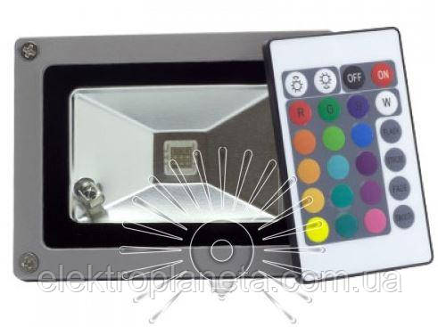 Прожектори світлодіодні LED (RGB) потужністю 10 Вт IP65. RGB (Різнокольорові).
