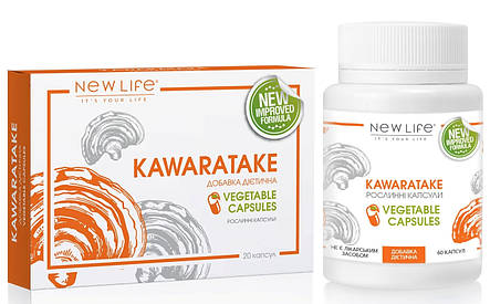 Kawaratake (Каваратаке) рослинні капсули - імуномодулятор, протипухлинний, антивірусний, для серця і печінки, фото 3
