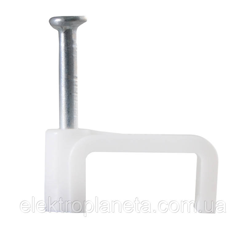 Скоба кабельна 10 мм плоска A0150030021, фото 1