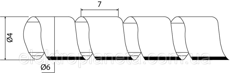 SWB-06 Спиральная обвязка для защиты проводов A0150070001 - фото 3 - id-p444117386