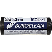 /Пакети для сміття 60л/20шт чорні BuroClean ECO