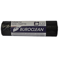 /Пакети для сміття 120л/10шт чорні BuroClean ECO