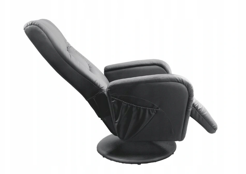 Кресло массажное Pulsar Halmar с откидной спинкой черное - фото 2 - id-p1340136464