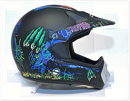 Мотоциклетный шлем MONSTER 801W r.XS