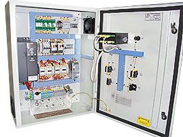 Прилад керування станцією підвищення тиску (з частотним керуванням кожного насоса). Тип PCЕ 2х1,5 кВт