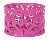 Подставка для скрепок BAROCCO металлическая розовая