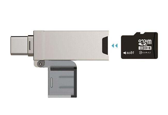 Переходник микро СД на USB – micro USB картридер 3 в 1 DM-CR009 ...