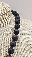 Намисто з натурального каменю Шунгіт