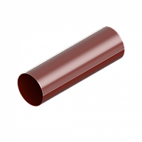 Труба водосточная INES 80 мм, водосточная система INES, Цвет RAL 3011 красный