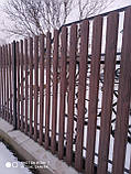 Штакетник під дерево "Горіх  3Д", Євроштакетник під дерево., фото 5