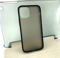 Чехол на iPhone 12 Mini накладка бампер противоударный 2 in 1 Shadow Matte Case черный