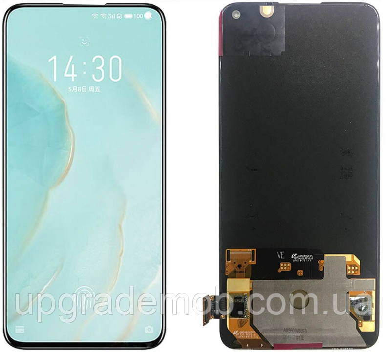 Дисплей модуль тачскрин Meizu 17 /17 Pro чорний Amoled оригінал