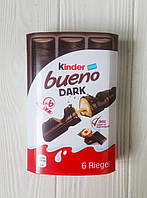 Вафельные батончики с молочно-ореховым кремом Kinder Bueno Dark 6 batony 129 г Германия