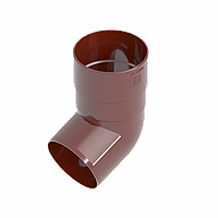 Коліно труби INES 80 мм Колір  червоний RAL 3011.