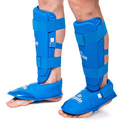 Захист для ніг (гомілка і стопа) Daedo 5074-vi синя розмір M