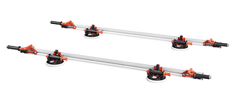 Easy-Move для плит завдовжки до 150 см 4 вакуумних присоски RV175 Ø 175 мм із вакууметром