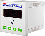 АС Цифровий вольтметр 600В 72х72 (ЦВ-7) A0190010121, фото 2