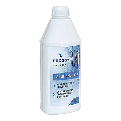 Рідкий коагулянт для освітлення каламутної води Froggy «SetiFlock L310» (1 л)