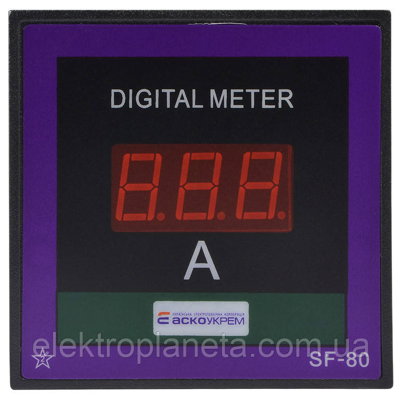 AС вольтметр цифровий 80-500В 80х80 модель ЦВ-8 LB A0190010126