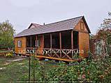 Дачний будиночок з терасою, фото 2