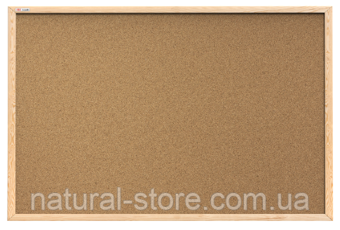Пробковая доска для заметок 180х120см в деревянной раме TM "ALL boards" - фото 1 - id-p977090983
