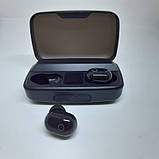 Навушники вакуумні Bluetooth TWS J16 з зарядним кейсом, чорні, фото 3