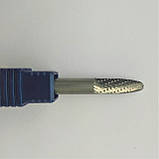 Борфреза ATORN напівкруглої форми 6х18mm z = 6, d = 6 mm, фото 2