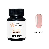 Molekula Base Coat Nude Natural - камуфлююча база, бежева, 30 мл