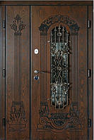 Двері вхідні металеві з полімерними накладками Ягуар модель 29