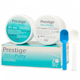 PRESTIGE Putty A Plus, 335 г + 335 г, а-силіконовий відбитковою матеріал, VANNINI
